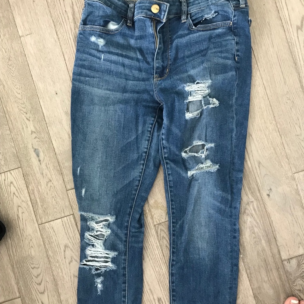 American eagle ripped jeans Blue size 12